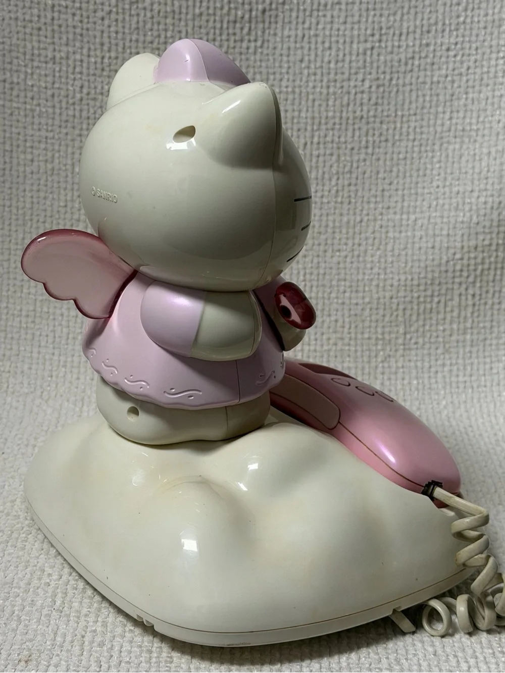 Vintage HELLO KITTY ANGEL HK210 Telephone Pink Landline Phone w/ Caller ID